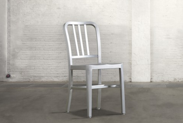 Sedia in alluminio
