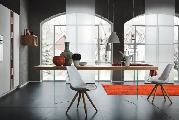 tavolo moderno in legno