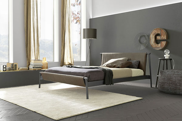 Letto in ferro in stile vintage/contemporaneo